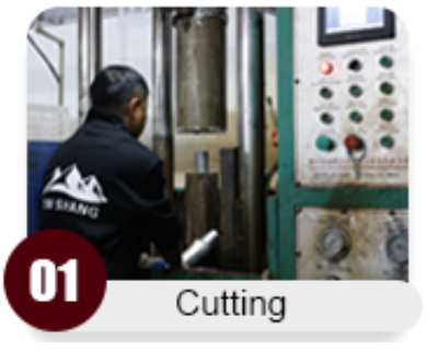 Water Bottles Production Process Cutting